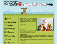 Tablet Screenshot of doggiedaycarecolumbus.com